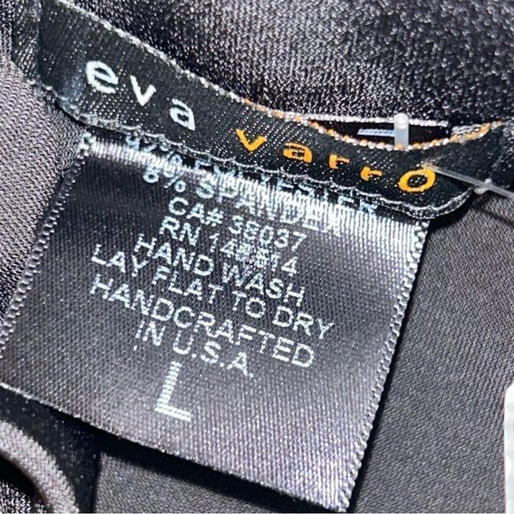 New, Eva Varro Calf Length Pull On Straight Skirt - Picture 3 of 4